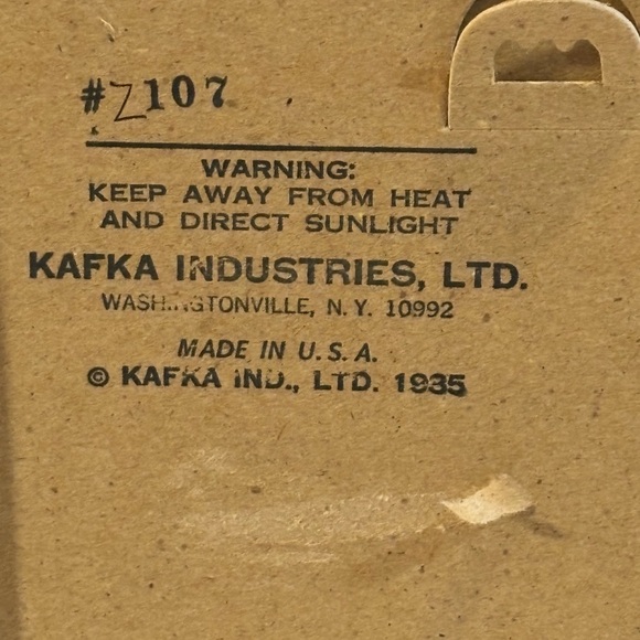 Vintage Leo Zodiac Foil Art Kafka Industries Picture - Picture 4 of 7